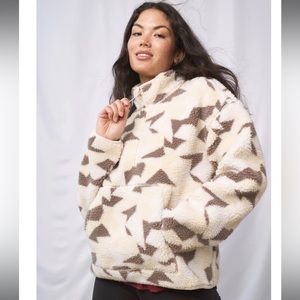 United by Blue Recycled Sherpa Half-Zip Pullover